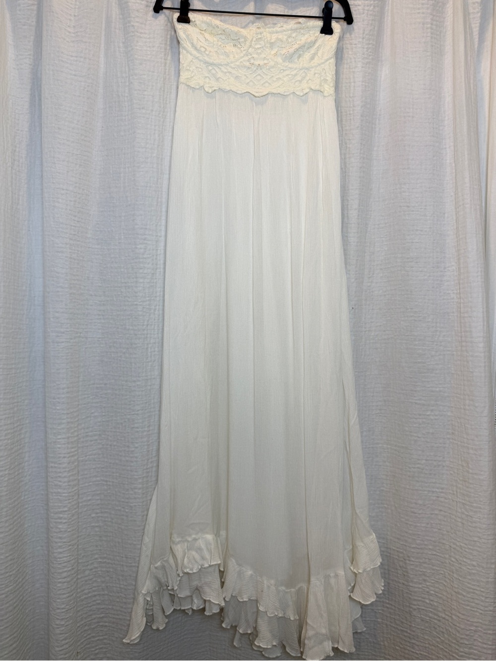 Free People Adella Corset Maxi Dress - Ivory / White